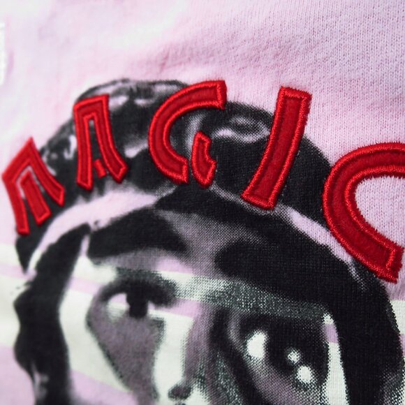 RARE Ringspun Allstars Monkey Magic Pink Graphic T-Shirt Illusion Layered Look - Picture 7 of 16